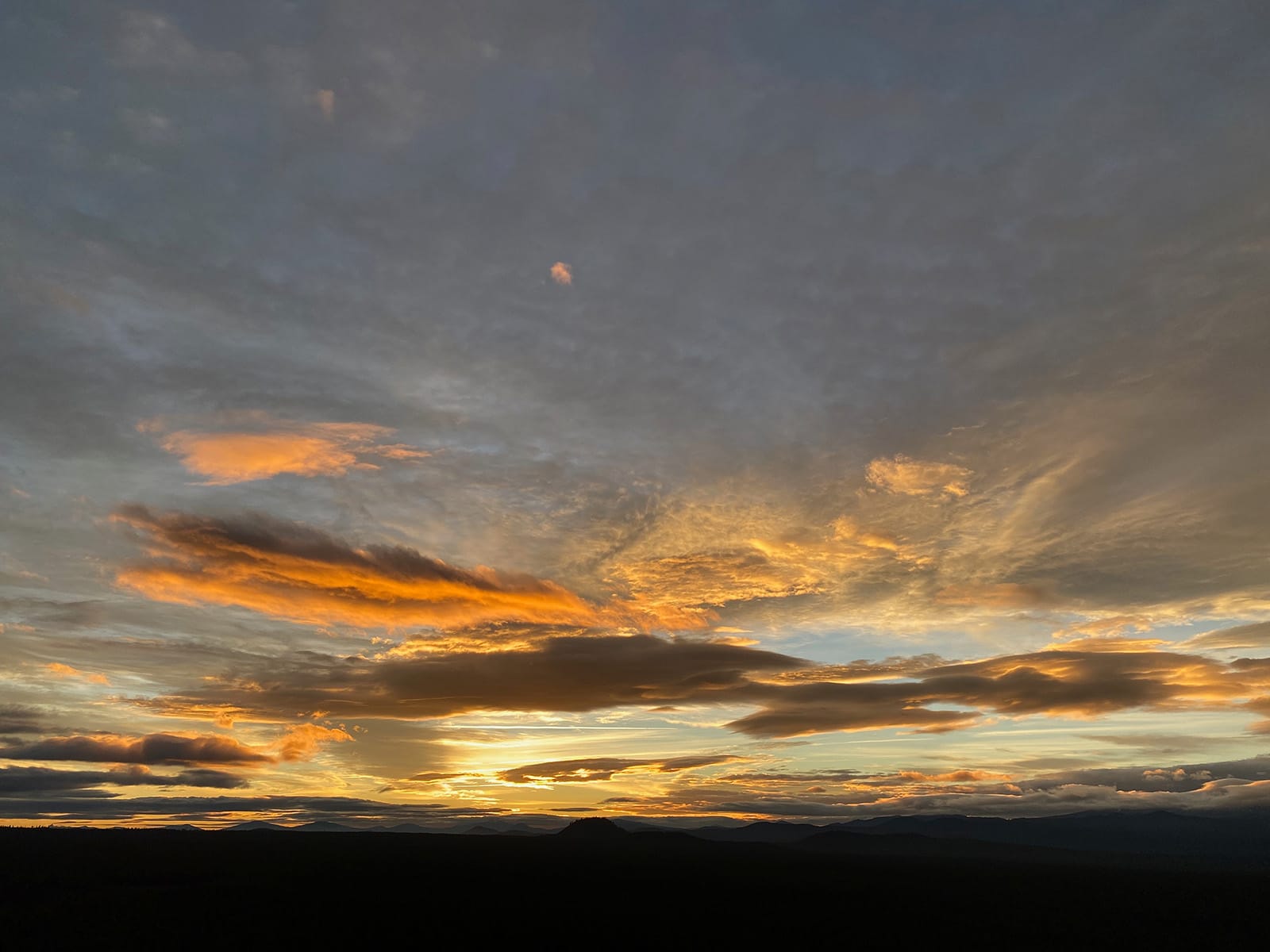 Sunset in Central Oregon