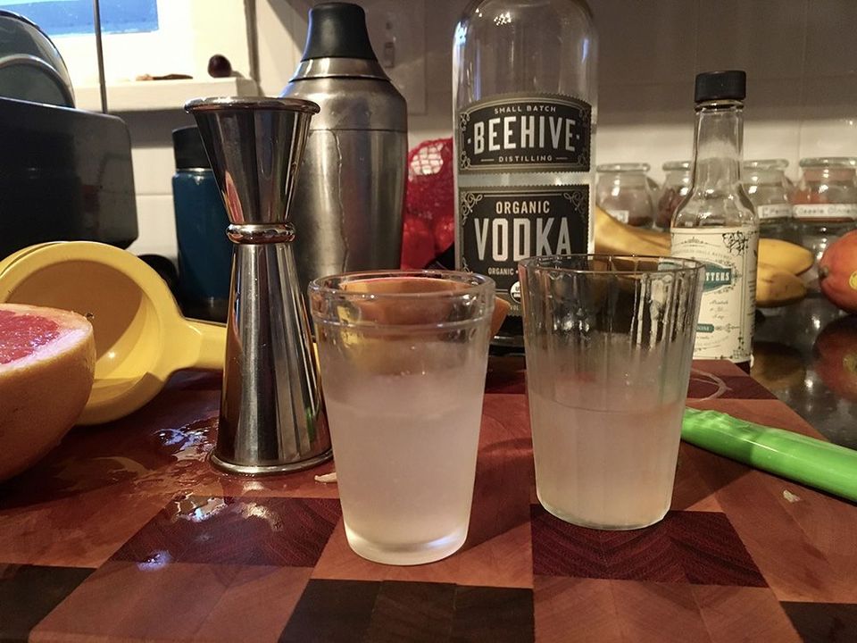 Experiments with vodka
