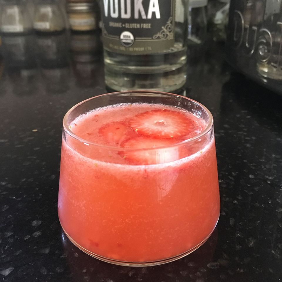 Red Geisha cocktail variation