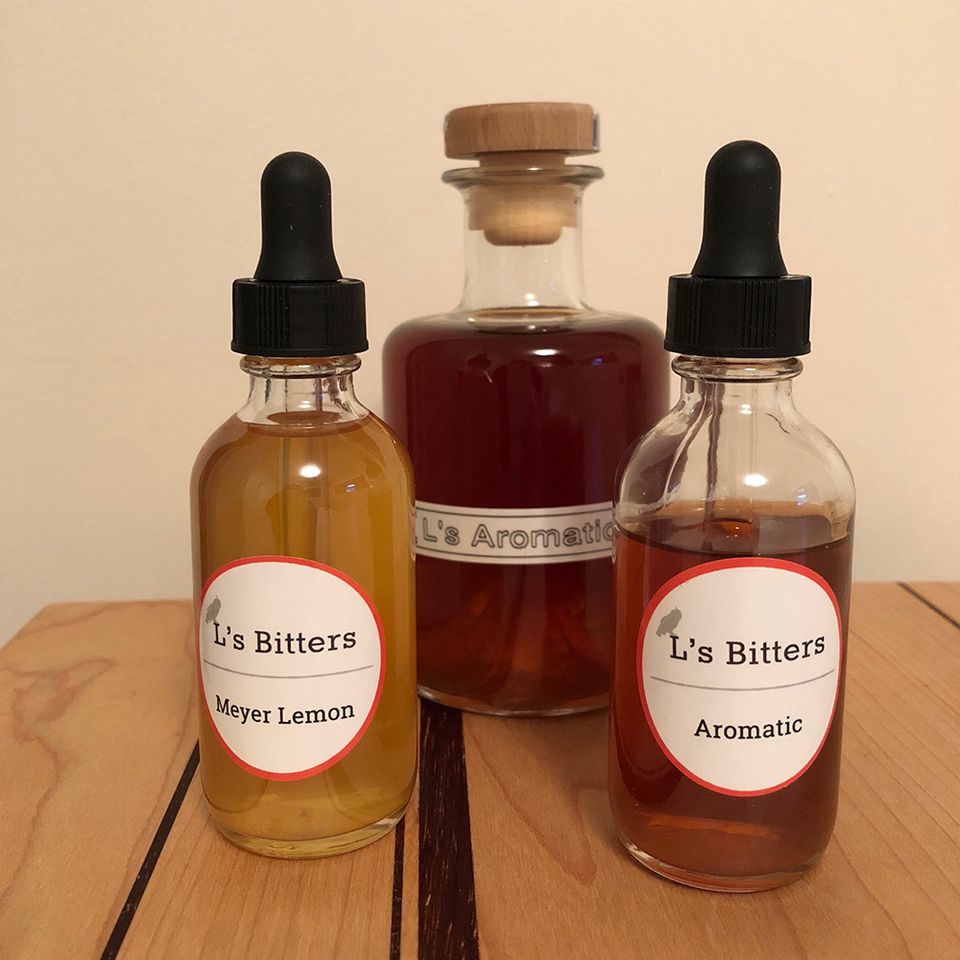 homemade bitters by Laurel