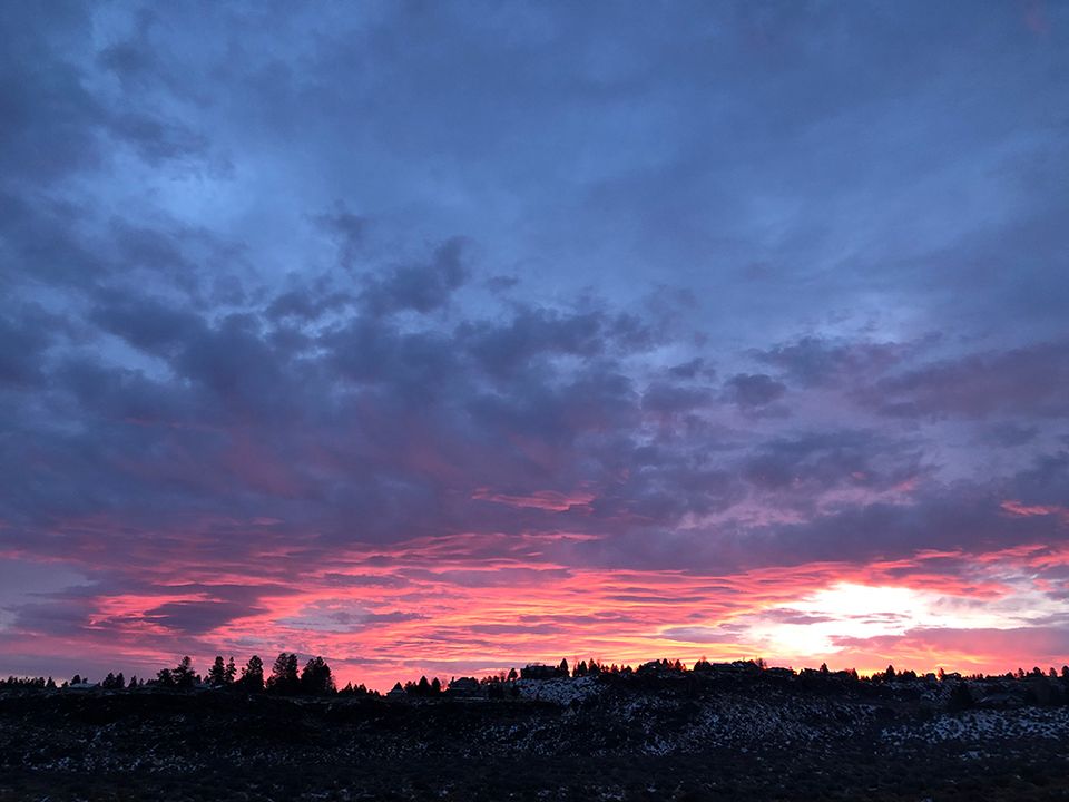 Sunrise in Central Oregon